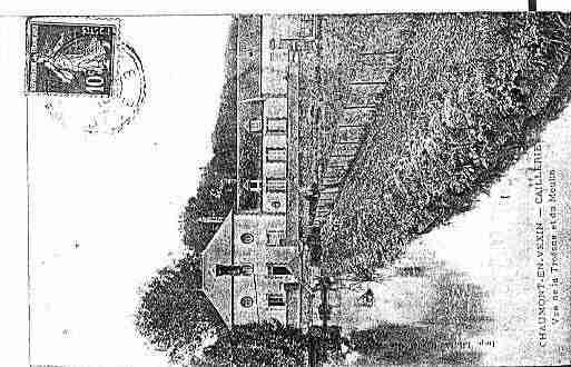 Ville de CHAUMONTENVEXIN Carte postale ancienne