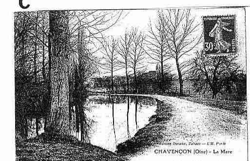 Ville de CHAVENCON Carte postale ancienne