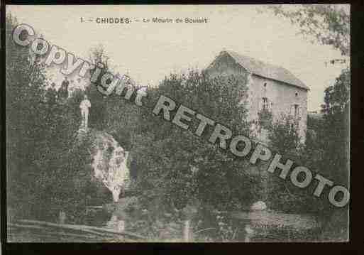 Ville de CHIDDES Carte postale ancienne