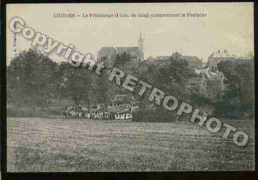 Ville de CHIDDES Carte postale ancienne