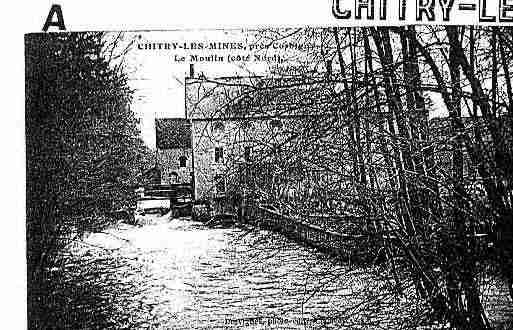 Ville de CHITRYLESMINES Carte postale ancienne