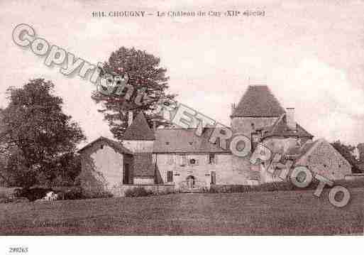 Ville de CHOUGNY Carte postale ancienne