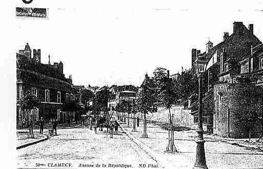 Ville de CLAMECY Carte postale ancienne