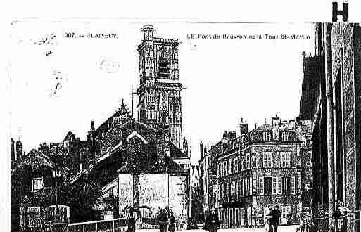 Ville de CLAMECY Carte postale ancienne