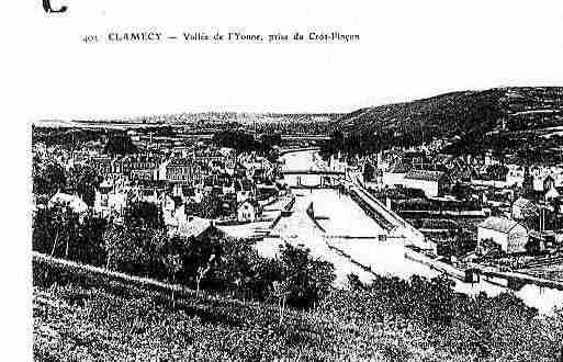 Ville de CLAMECY Carte postale ancienne