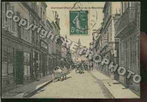 Ville de CLERMONT Carte postale ancienne