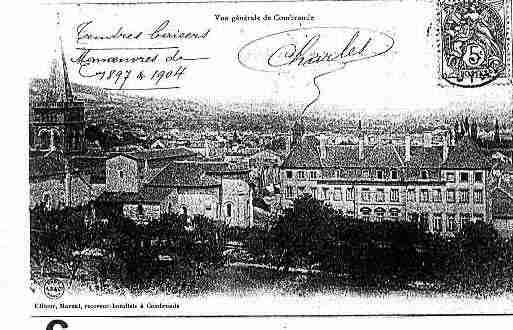 Ville de COMBRONDE Carte postale ancienne