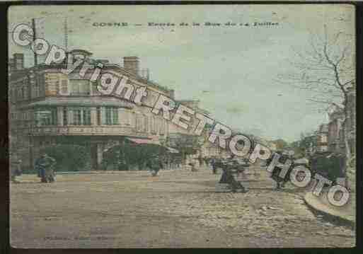 Ville de COSNESURLOIRE Carte postale ancienne