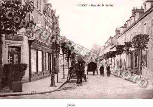 Ville de COSNESURLOIRE Carte postale ancienne