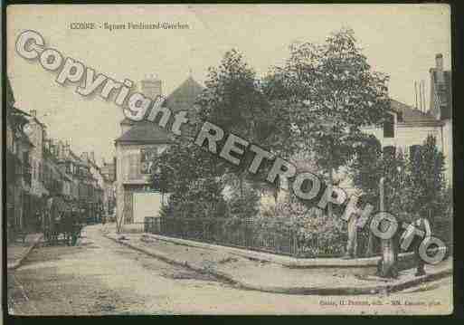 Ville de COSNESURLOIRE Carte postale ancienne