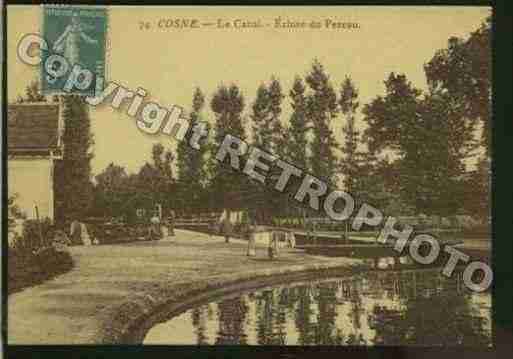 Ville de COSNESURLOIRE Carte postale ancienne