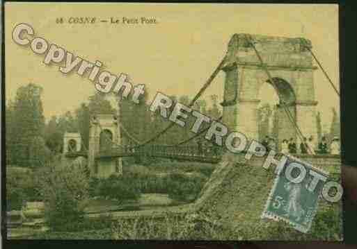 Ville de COSNESURLOIRE Carte postale ancienne