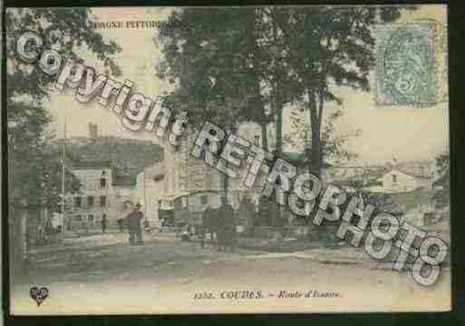 Ville de COUDES Carte postale ancienne