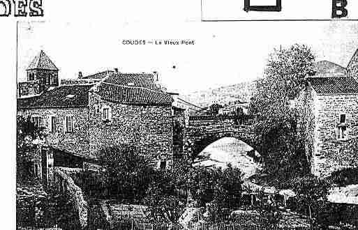 Ville de COUDES Carte postale ancienne