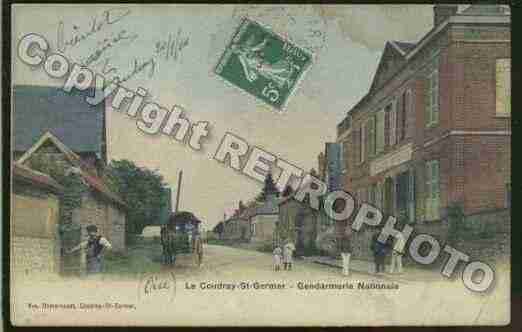 Ville de COUDRAYSAINTGERMER(LE) Carte postale ancienne