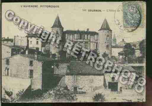 Ville de COURNOND\\\'AUVERGNE Carte postale ancienne