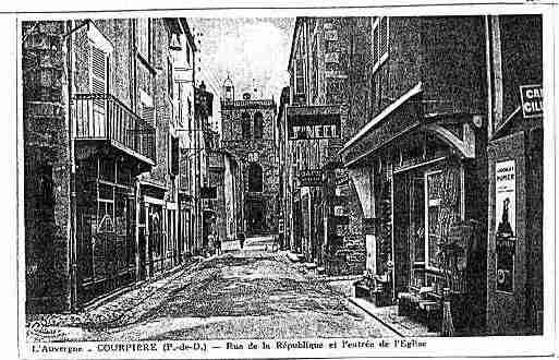 Ville de COURPIERE Carte postale ancienne