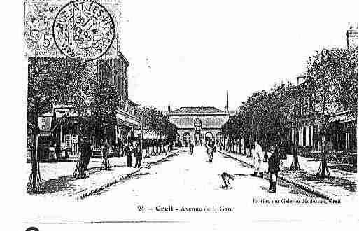 Ville de CREIL Carte postale ancienne