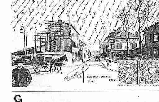 Ville de CREIL Carte postale ancienne