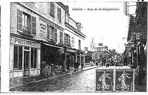 Ville de CREIL Carte postale ancienne