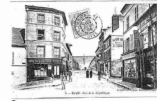 Ville de CREIL Carte postale ancienne