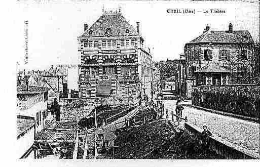 Ville de CREIL Carte postale ancienne