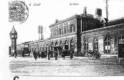 Ville de CREIL Carte postale ancienne