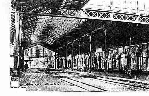 Ville de CREIL Carte postale ancienne