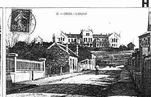 Ville de CREIL Carte postale ancienne