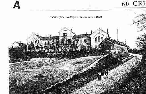 Ville de CREIL Carte postale ancienne