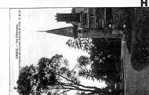 Ville de CREIL Carte postale ancienne
