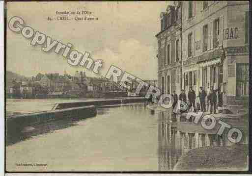 Ville de CREIL Carte postale ancienne