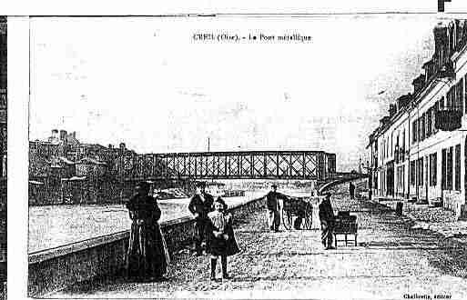 Ville de CREIL Carte postale ancienne