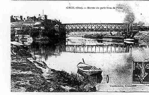 Ville de CREIL Carte postale ancienne