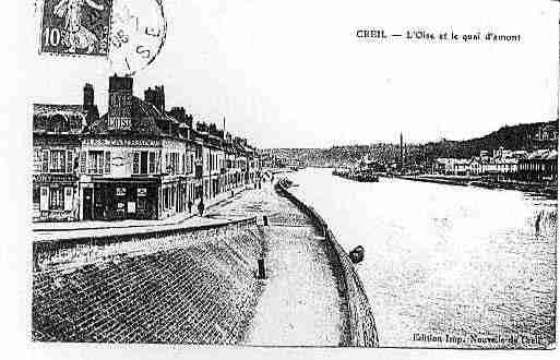 Ville de CREIL Carte postale ancienne