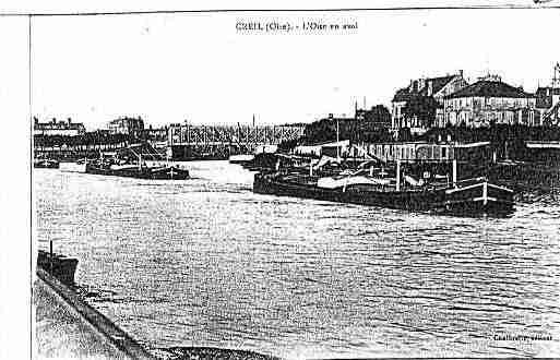 Ville de CREIL Carte postale ancienne