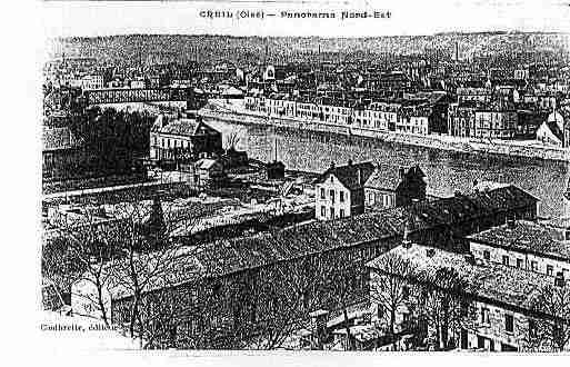 Ville de CREIL Carte postale ancienne