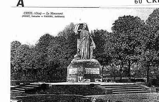 Ville de CREIL Carte postale ancienne