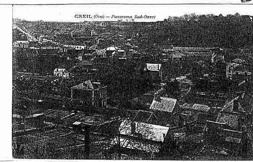 Ville de CREIL Carte postale ancienne
