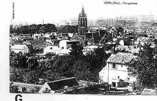 Ville de CREIL Carte postale ancienne