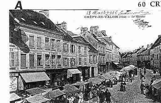 Ville de CREPYENVALOIS Carte postale ancienne
