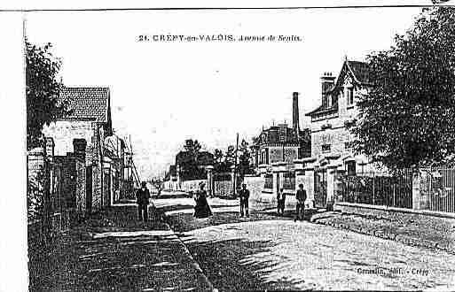 Ville de CREPYENVALOIS Carte postale ancienne