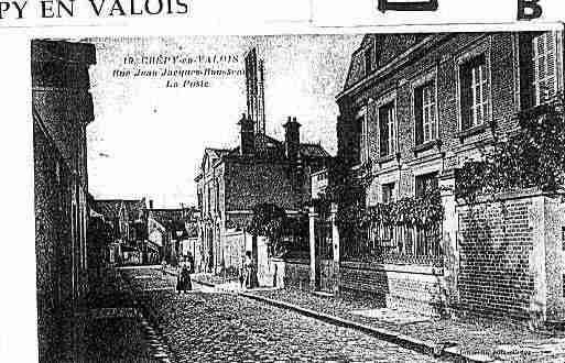 Ville de CREPYENVALOIS Carte postale ancienne