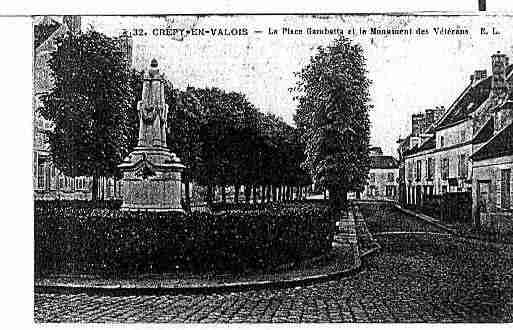 Ville de CREPYENVALOIS Carte postale ancienne