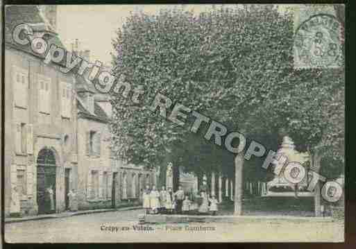 Ville de CREPYENVALOIS Carte postale ancienne
