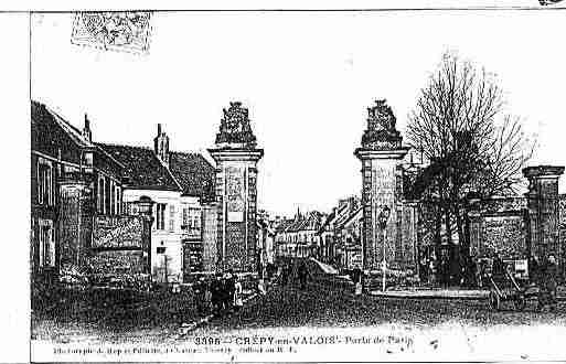 Ville de CREPYENVALOIS Carte postale ancienne