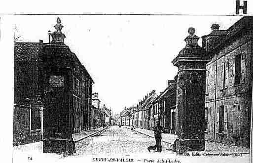 Ville de CREPYENVALOIS Carte postale ancienne