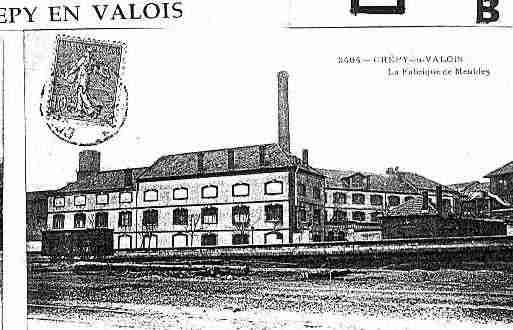 Ville de CREPYENVALOIS Carte postale ancienne