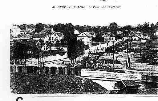 Ville de CREPYENVALOIS Carte postale ancienne
