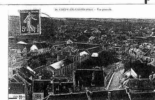 Ville de CREPYENVALOIS Carte postale ancienne